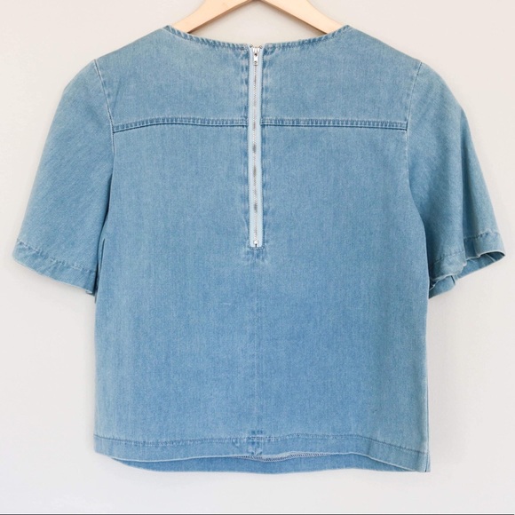 Girls On Film Denim Top - Picture 4 of 4